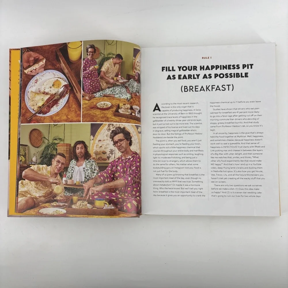 Mythical Cookbook 10 Simple Rules Cooking‎ Deliciously Josh Scherer Rhett Link
